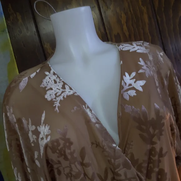 Size Small Dynamite long sleeve v-neck bodysuit - Picture 2 of 16